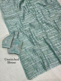 Muscut Silk Saree with Turkish Organza Style Thread & Sequin Embroidery