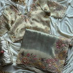 Premium Dola Silk Saree with Multicolor Sequin & Coding Work