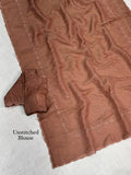 Status Silk Saree with Tone-to-Tone Thread Embroidery & Sequin Blouse