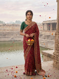 Pure Heavy Rajwada Pashmina Silk saree