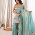 Doremon Crush Mirror Embroidered Suit Set