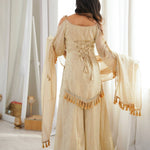 Doremon Crush Mirror Work Suit Set