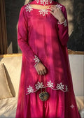 Natural Crepe Embroidered Plazzo Suit Set
