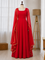 Tibby Silk Anarkali Suit Set