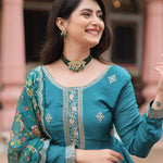 Diwali Festival Special Designer Sequence Work Gown