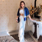 Creap Silk With Moti Lace Work Koti Blouse