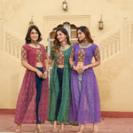 Navratri Special Faux Georgette Bandhni Print Work Kurti