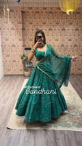 Special Printed Georgette Print Work Lehenga