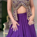 Fox Georgette Micro Inner With Semi Stitch Lehenga