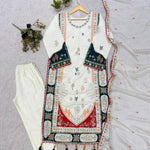 Star Silk Sequence Embroidery Applique Work Top Pent