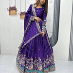 Chion Heavy Embroidery Sequence Work Lehenga