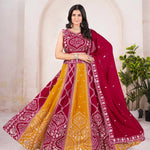 New Desigh vichitra Silk With Embroidery Work Lehenga