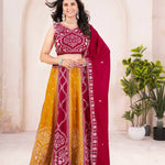 New Desigh vichitra Silk With Embroidery Work Lehenga