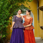 Fendy Fabric With Plain Work Lehenga