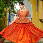 Fendy Fabric With Plain Work Lehenga