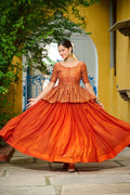 Fendy Fabric With Plain Work Lehenga