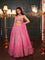 Pink Color Premium Net With Embroiderty Work Lehenga