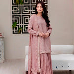 Heavy Faux Georgette With Embroidery Sequence Work Top Sharara