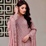 Heavy Faux Georgette With Embroidery Sequence Work Top Sharara