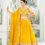Star Georgeet Embroidery Sequence Work Lehenga Choli