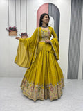 Navratri Special Pure Vichitra Coding Sequence Work Lehenga Choli
