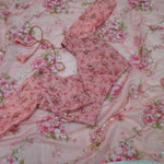 Premium Tabby Silk Mirror Work Saree