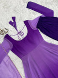 PURE SOFT FOX GEORGETTE MOST TRENDY PADDING FABRIC FULLY FLAIR ANARKALI GOWN