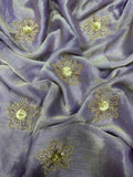 Space Silk Rich HAnd Work With All Over Pallu Saree