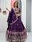 Purple Color Navratri Special Coding Work Lehenga Choli