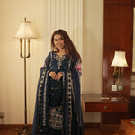 Rama Color Fox Georgette With Sequience Embroidery Work Kurti Plazzo