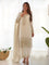 BEAUTIFUL EMBROIDERY SEQUENCE,JARI WORK With CHINON SILK Kurti