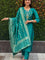 Sky Blue Color Premium Roman Silk Hand Work Kurti