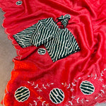 Rich Soft Gold Crush Two Tone With Hand Work Saree