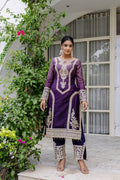 Star Georgeet Pedding Embroidery Work Top Pent