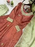 Embroidery Sequence Work With Jimmy Chhu Top Pent