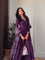 Purple Color Jalpari Silk Dori Work Anarkali