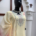 Heavy Rayon Embroidered Plazzo Suit Set