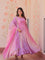 Rich & Fancy Gold Orgenza Zari Work Gown