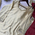 Chinon Embroidered Sharara Suit Set