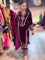 Winter Special New Velvet Embroidery Sequence Dori Work And Moti Latkan Suit With Heavy Work Dupatta