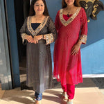 Beautifull Georgette Fabric With Embroidery Real Mirror Work Kurti