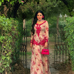 Faux Georgette Embroidered Suit Set