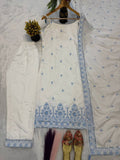 Maska Cotton Silk Embroidered Suit Set