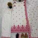 Maska Cotton Silk Embroidered Suit Set