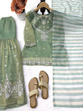 Salsa Silk Sharara Set with Thread, Sequin & Cutwork Embroidery
