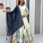 Micro Cotton Pure Tissue Silk Sequence Wokr Lehenga Choli