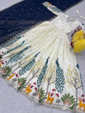 Micro Cotton Pure Tissue Silk Sequence Wokr Lehenga Choli