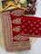 Blooming Vichitra Silk Embroidered Saree Set