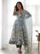 New Wear Organza Silk Floral Print Anarkali
