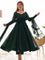 Green Color Fox Georgette Lukhnowi Sequence Work Anarkali